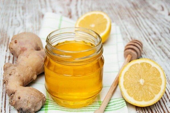 zenzero con limone e miele